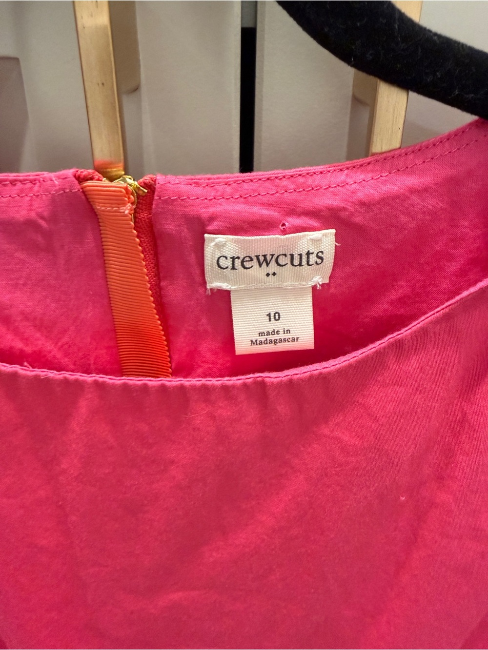 Crew cuts Girls' Sleeveless Tiered Dress in Hot Pink - Picture 4 of 5